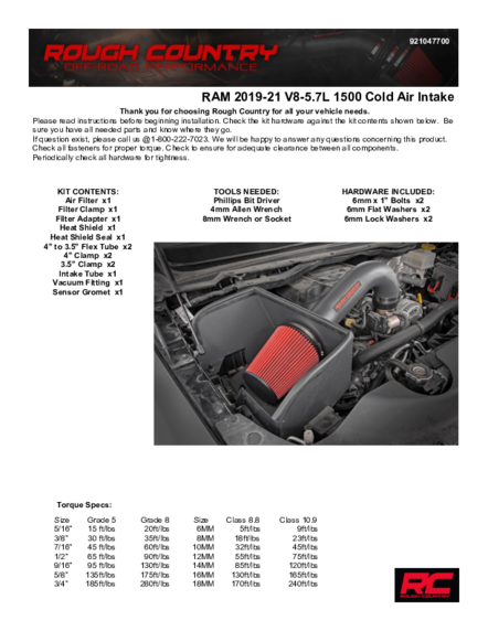 Installation Manual